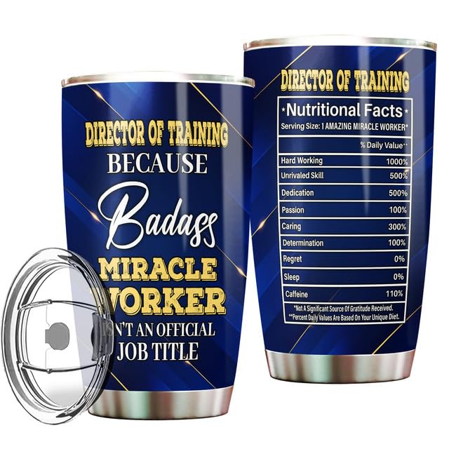 MONIZILUCKY Director Of Training Tumbler Stainless