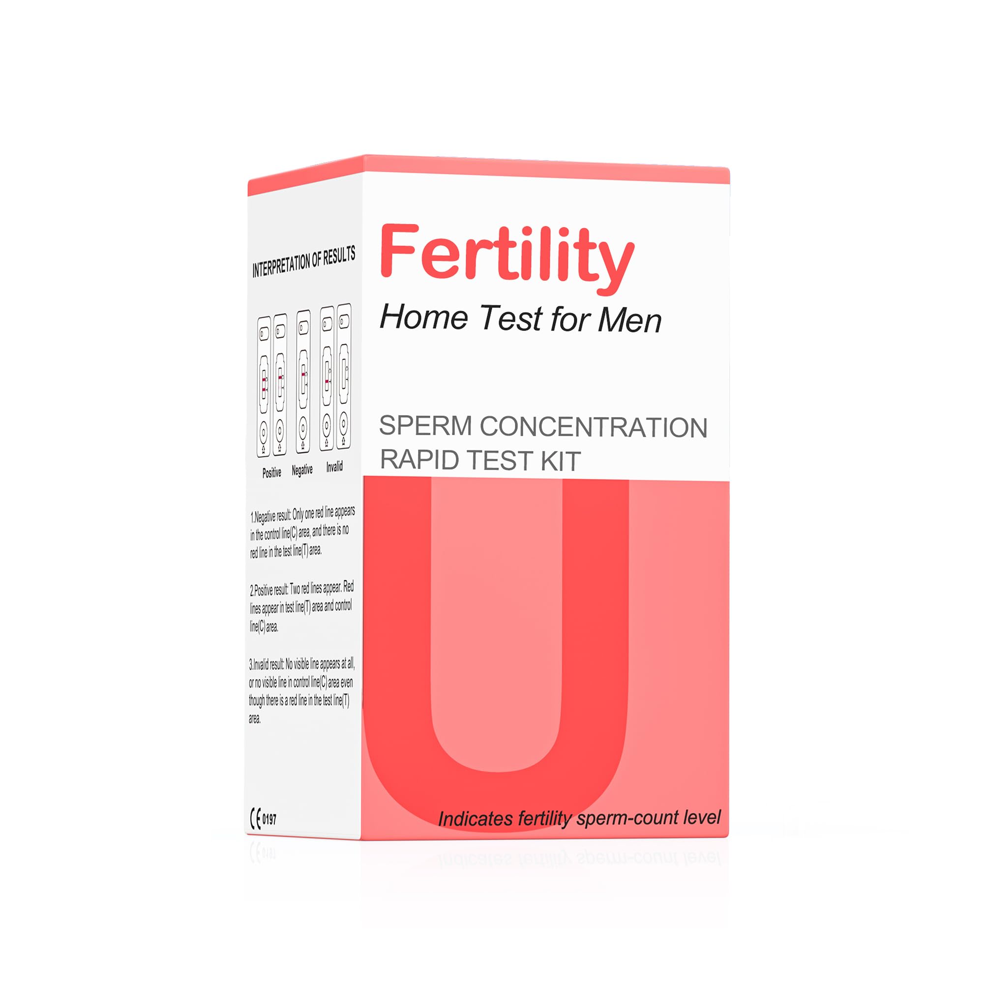 Photo 1 of Sperm Count Test Kit for Men - Male Fertility Test Kit at Home - Men Sperm Test for Self-Testing - Fast, Private, Accurate