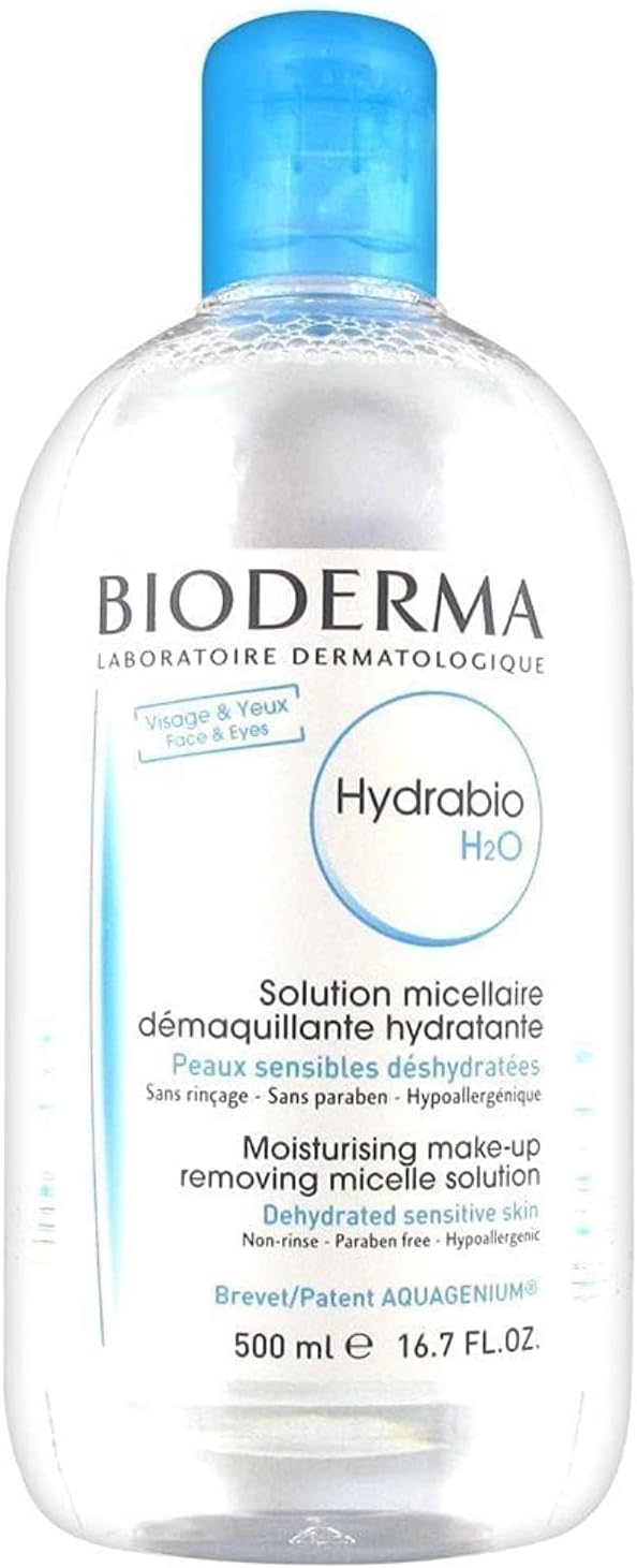 Bioderma Hydrabio H2O Cleansing Micellar Solution 500 ml for Sensitive Skin