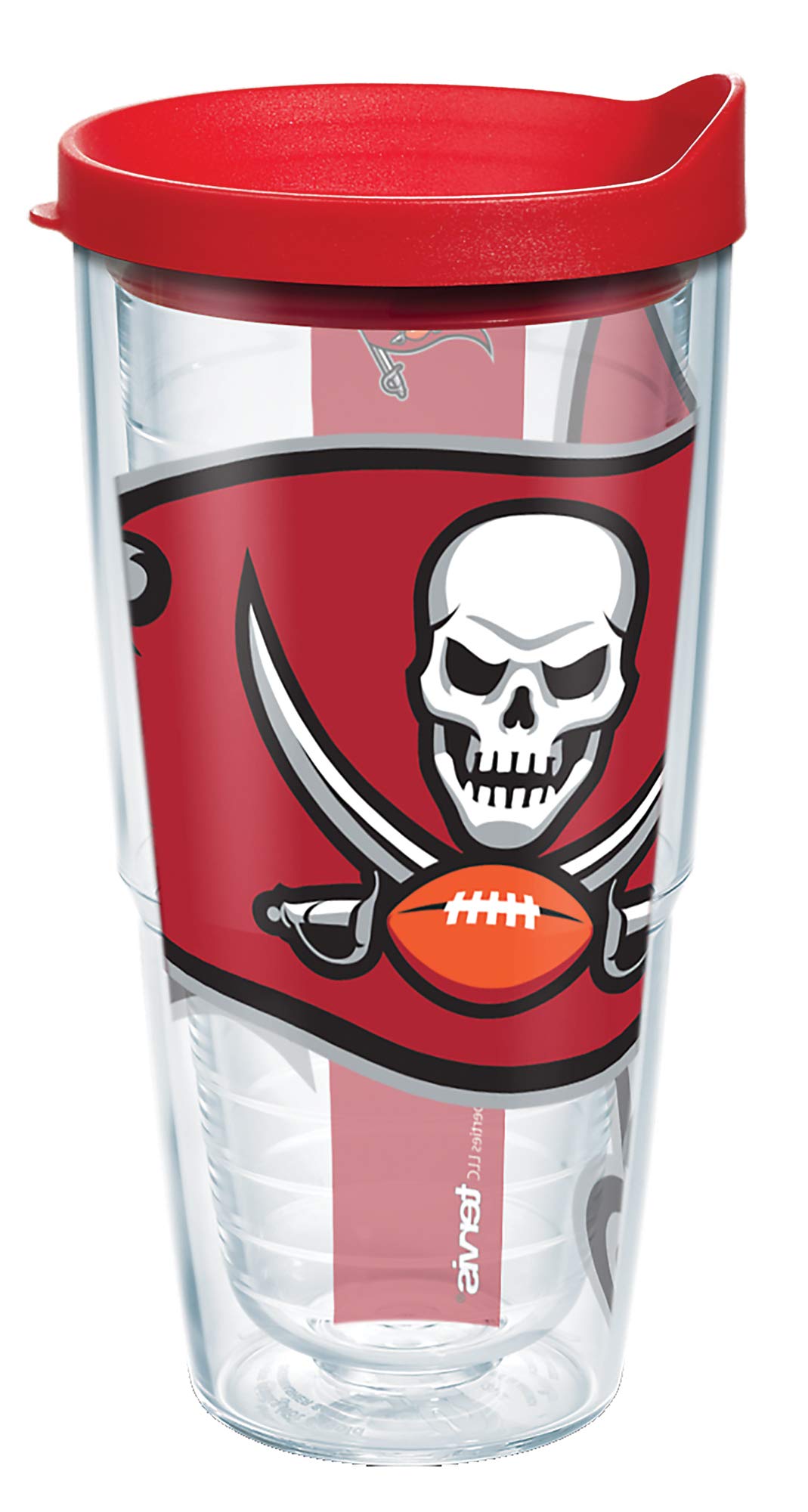 Tervis NFL Tampa Bay Buccaneers - Colossal Insulated Tumbler, Tritan, Red