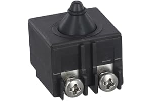 Replacement Switch N327459 for DWE4011, DWE4120, and DWE4120N Angle Grinders – Black Plastic Power Tool Switch Compatible wit