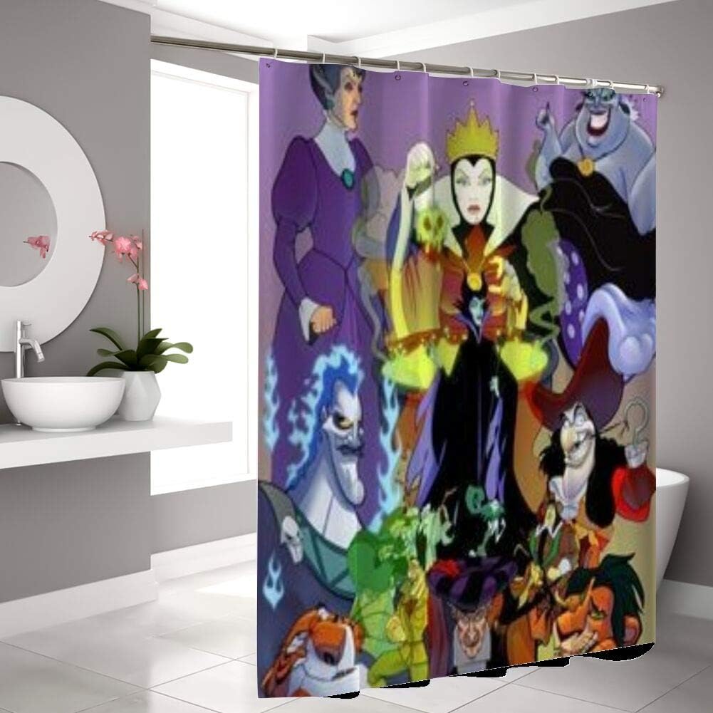 Home & Garden Shower Curtains Disney Villains Waterproof 60"x 72