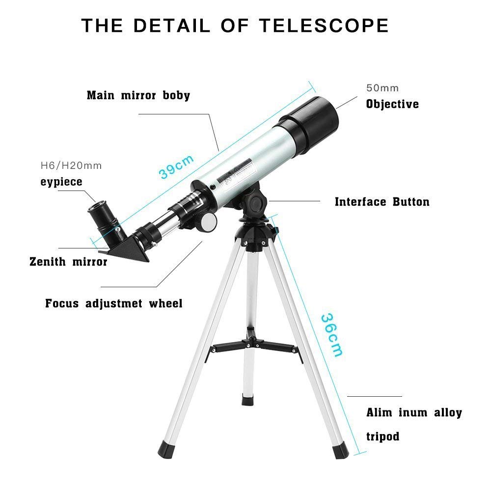 Telescope for Kids Astronomical Spotting Scope for Kids and Beginner