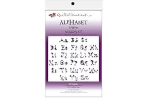 Quilled Creations Q40-9 Alphabet Letters Quilling Kit