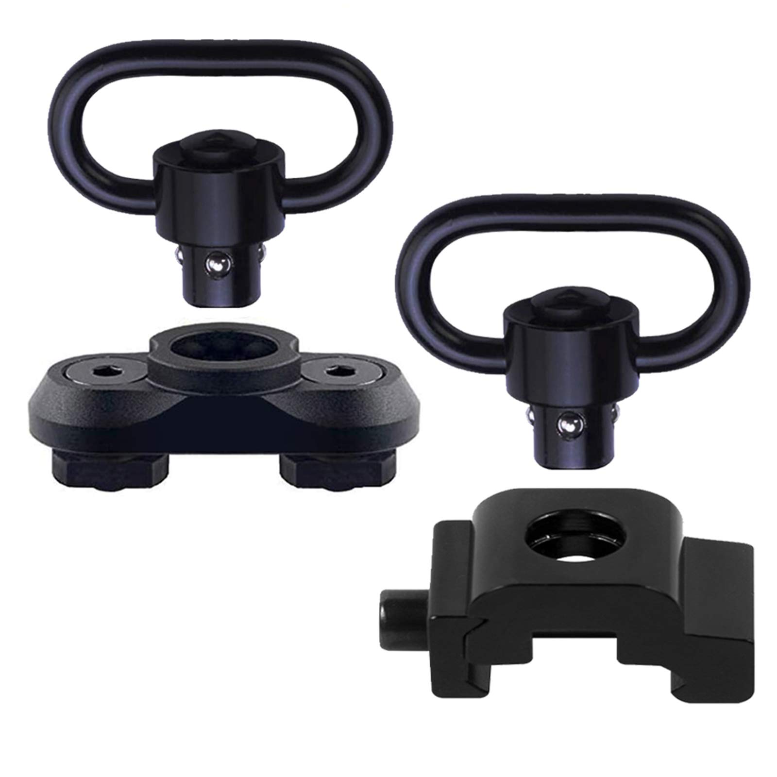 Gogoku Sling Adapter Sling Swivel 1.25 Inch Adapter Attachment
