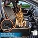 Siivton Dog Car Seat Cover for Front Seat, 2 in 1 Pet Booster Seat and Dog Seat Cover with Premium Padded and Side Flaps, Waterproof, Nonslip Backing for Cars, Trucks, SUVs