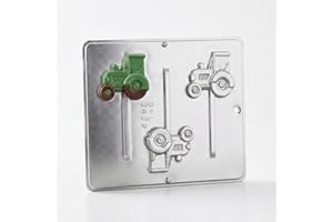 Tractor Lollipop Chocolate Candy Mold 3439