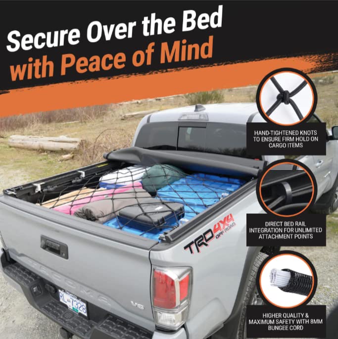 Toyota Short Bed Cargo Net Bungee Net Accessories for