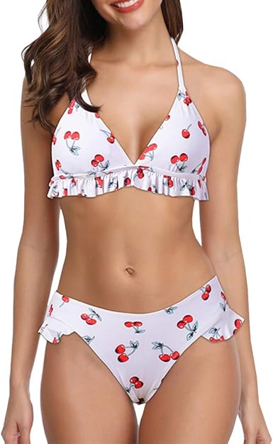 floral triangle bikini
