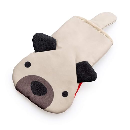 Balvi Manopla Cocina Woof! Color Beige En Forma de Perro Manopla ...