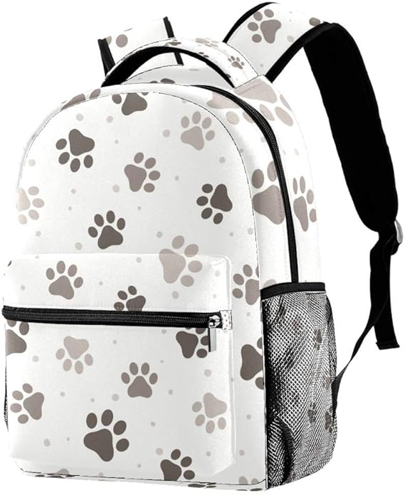 Paw Pattern Daily Bags Backpacks Sports Travel Shoulder Bags Amazon.ca