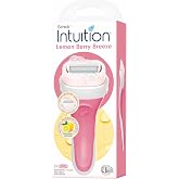Schick Intuition Lemon Berry Breeze Razors for Women | 1 Razor &amp; 2 Intuition Razor Blades Refill with Organic Lemon