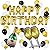 Gold Birthday and Champagne Balloon Set - Birthday Party Decorations - 21st - 30th - 40th - 50th - Funny Birthday Party Supplies