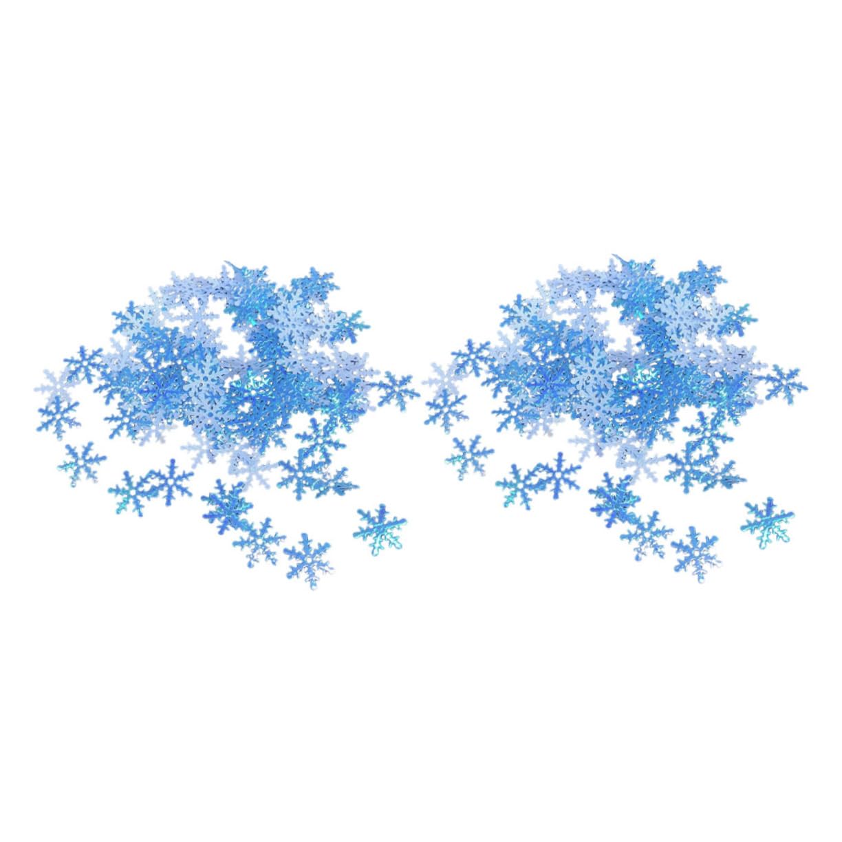 ABOOFAN Snowflake Sequins Christmas Confetti Card Making Scrapbooking Sewing Wedding Supply