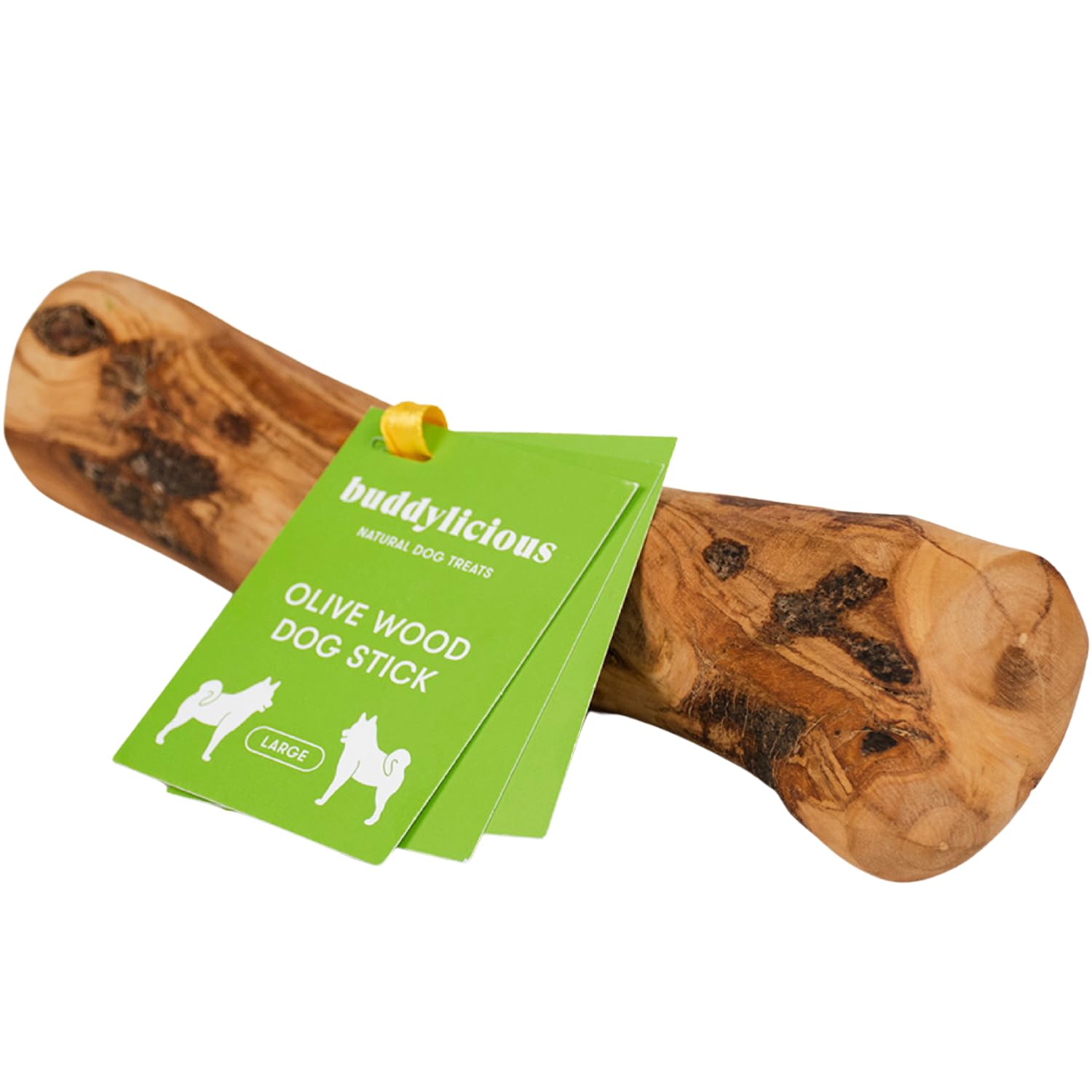 BUDDYLICIOUS NATURAL DOG TREATS Olive Sticks For Dogs | Eco Wood Chewing Delicious Stick & Safe Dogs, Branch Chew All Breeds Sizes