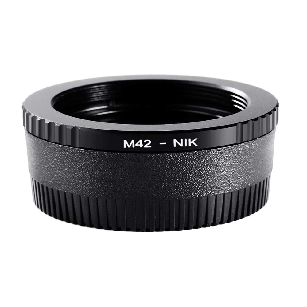 K&F CONCEPT Updated M42 to Nik Adapter, Manual Lens Mount Adapter Compatible with M42 Mount Lens to Nikon/Nikon F Mount Camera Body