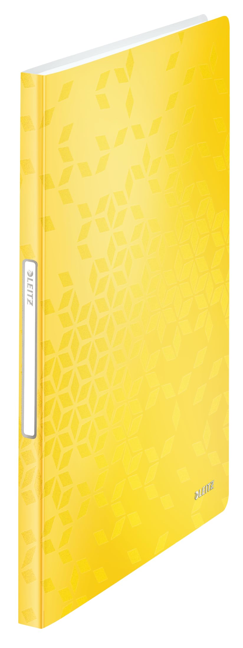 Leitz A4 Display Book, 40 Pockets, 80 Sheet Capacity, Transparent Pockets, Yellow, WOW Range, 46320016