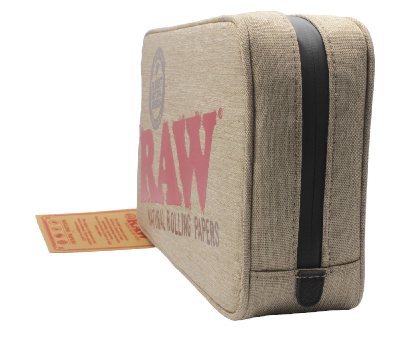 RAWTHENTIC! RAW Smell Proof Smokers Pouch - 5 Layer Odour Protection! (Large)