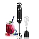 KOIOS Powerful 2-in-1 Hand Blender with 6 Speed, 500 W - Black
