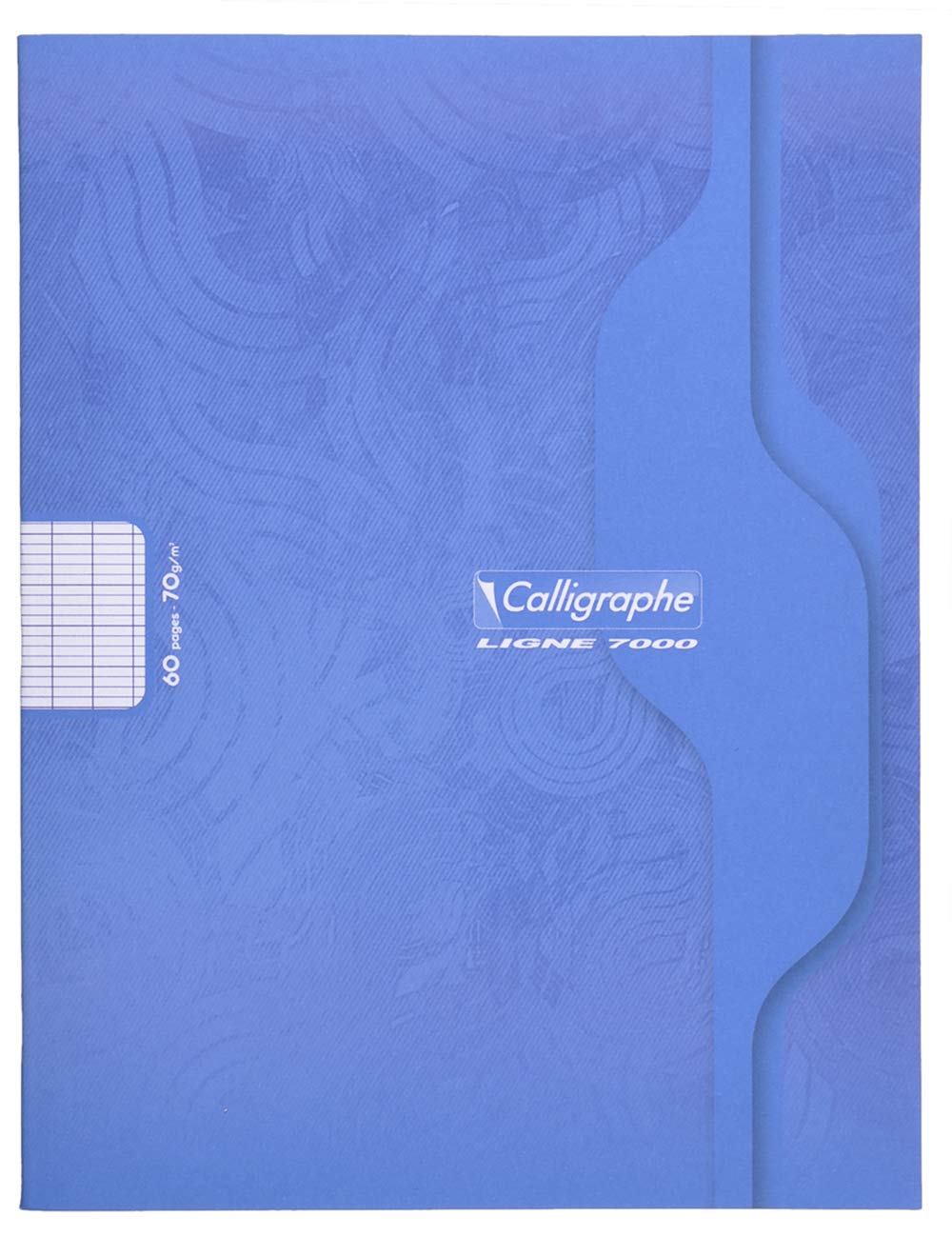 Calligraphe 7004C Set of 20 Stapled Notebooks (a Clairefontaine Brand) - 17x22 cm - 48 Seyes Ruled Pages - 70 g White Paper - Offset Card Cover - Random Colours