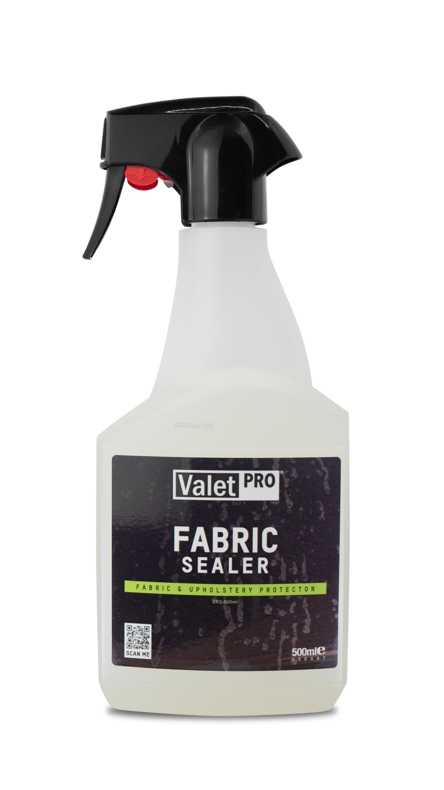 ValetPRO Fabric Sealer, Fabric Car Interior Protector, Creates Instant Hydrophobic Coating to Guard Against Spills – 500ml Spray Bottle