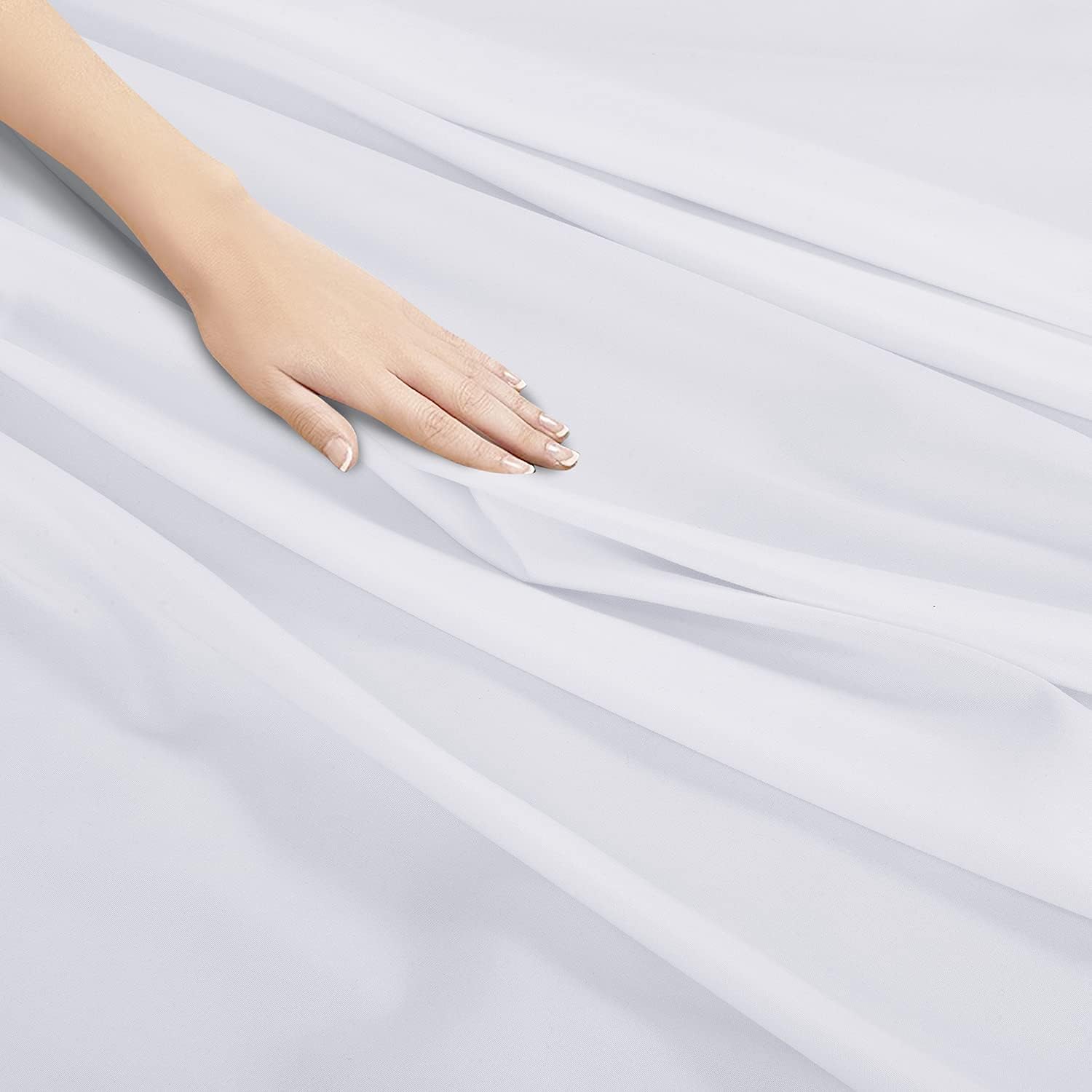 Oakias Twin Flat Sheets White – Pack of 2 Top Sheets for Bed – Soft Brushed Microfiber Fabric – Shrinkage & Fade Resistant – Ideal for Hotels and Hospitals – Machine Washable: Home & Kitchen