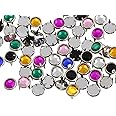 Allstarco Medium Assorted Colors Bedazzler Rhinestones - 100 Pieces