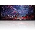 Cmhoo XXL Professional Large Mouse Pad & Computer Game Mouse Mat (35.4x15.7x0.1IN, 90x40 Forest)