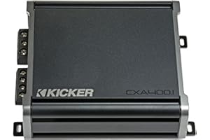 Kicker 46CXA4001 CXA4001-400-Watt Mono Class D Subwoofer Amp