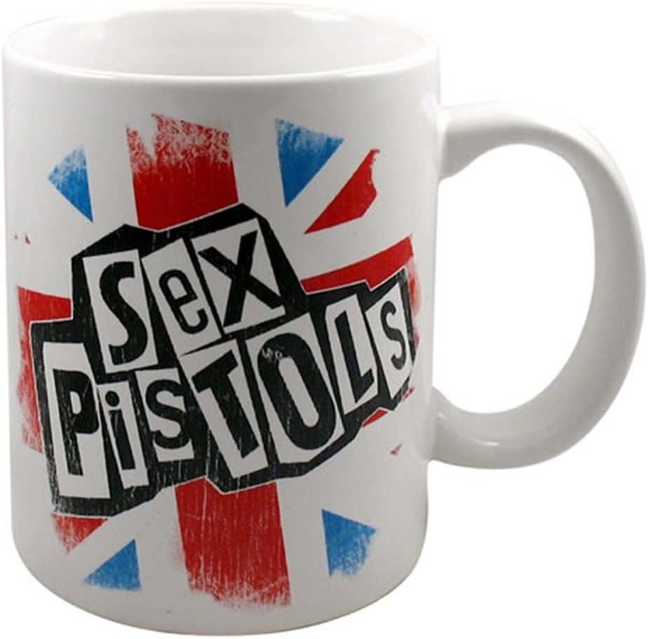 Ceramic Cup Camping Hiking 290ML Officially Licensed - Gift Boxed Handle Mug (Sex Pistols)