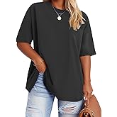 VISLILY Plus-Size-Tops for Women Casual Short Sleeve T Shirts Summer Crew Neck Tees Oversized Comfy Loose Fit Tunics XL-5XL