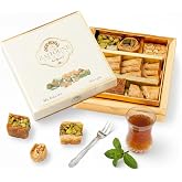 Zaitoune Mixed Baklava Gift Box 100g | Handmade Turkish Baklava with Pistachio &amp; Cashew | Authentic Mediterranean Honey Pastry | Premium Arabic Dessert for Ramadan, Eid &amp; Gifting