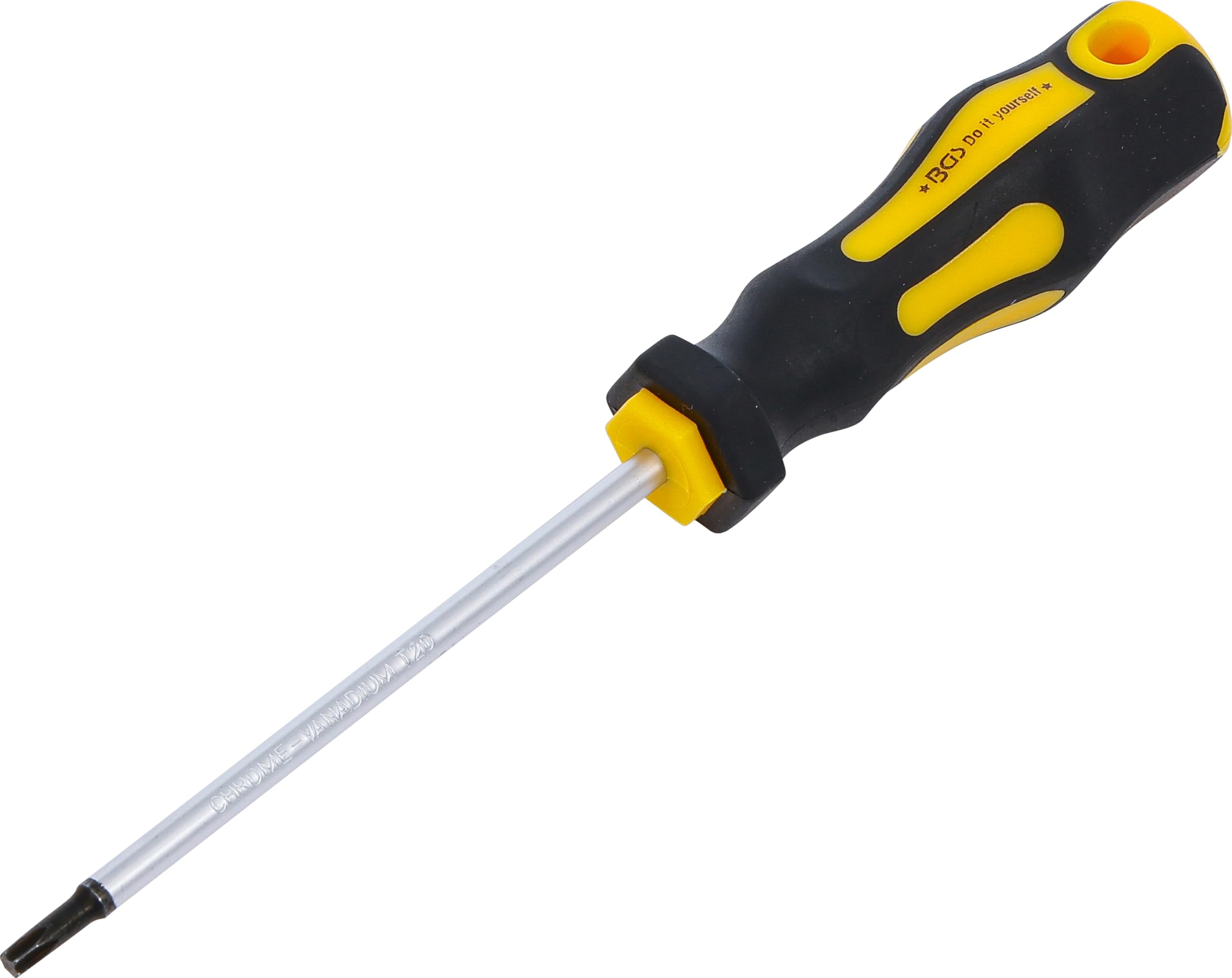 BGS Diy 7844-T20 | Screwdriver | T-Star (for Torx) T20 | Blade Length 100 mm