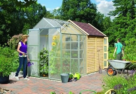 Karibu Gewachshaus Flora 4 Natur 19 Mm Amazon De Garten