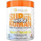 ALPHA LION Superhuman Intra Workout Powder for Men & Women, Amino Acids Drink, Muscle Recovery Supplement, BCAA Powder, Electrolytes & Hydration Mix (42 Servings, Tropical Pineapple Juice Flavor)