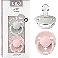 BIBS Pacifiers - De Lux Collection | BPA-Free Baby Pacifier | Made in Denmark | Set of 2 Blossom/Haze Color Premium Soothers | Size One Size