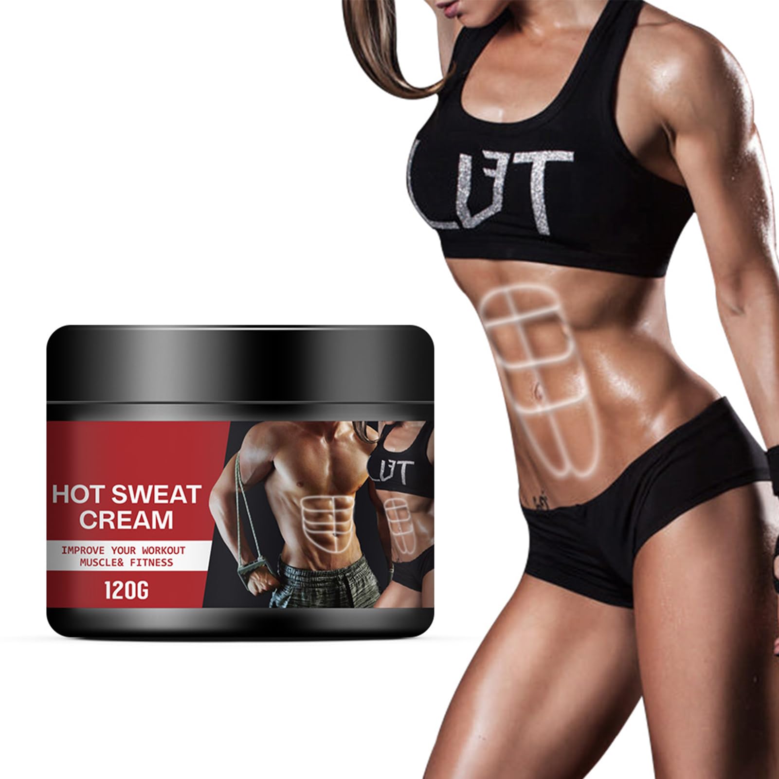 Abdominal Muscle Cream,Abdominal Cream,Fat Burning Cream,Abs Sculpting Cream,Firming Muscle Cream,Hot Cream Sweat Fat Burning Gel,Weight Loss Cream Abdomen,Perfectly Sculpted Abdomen