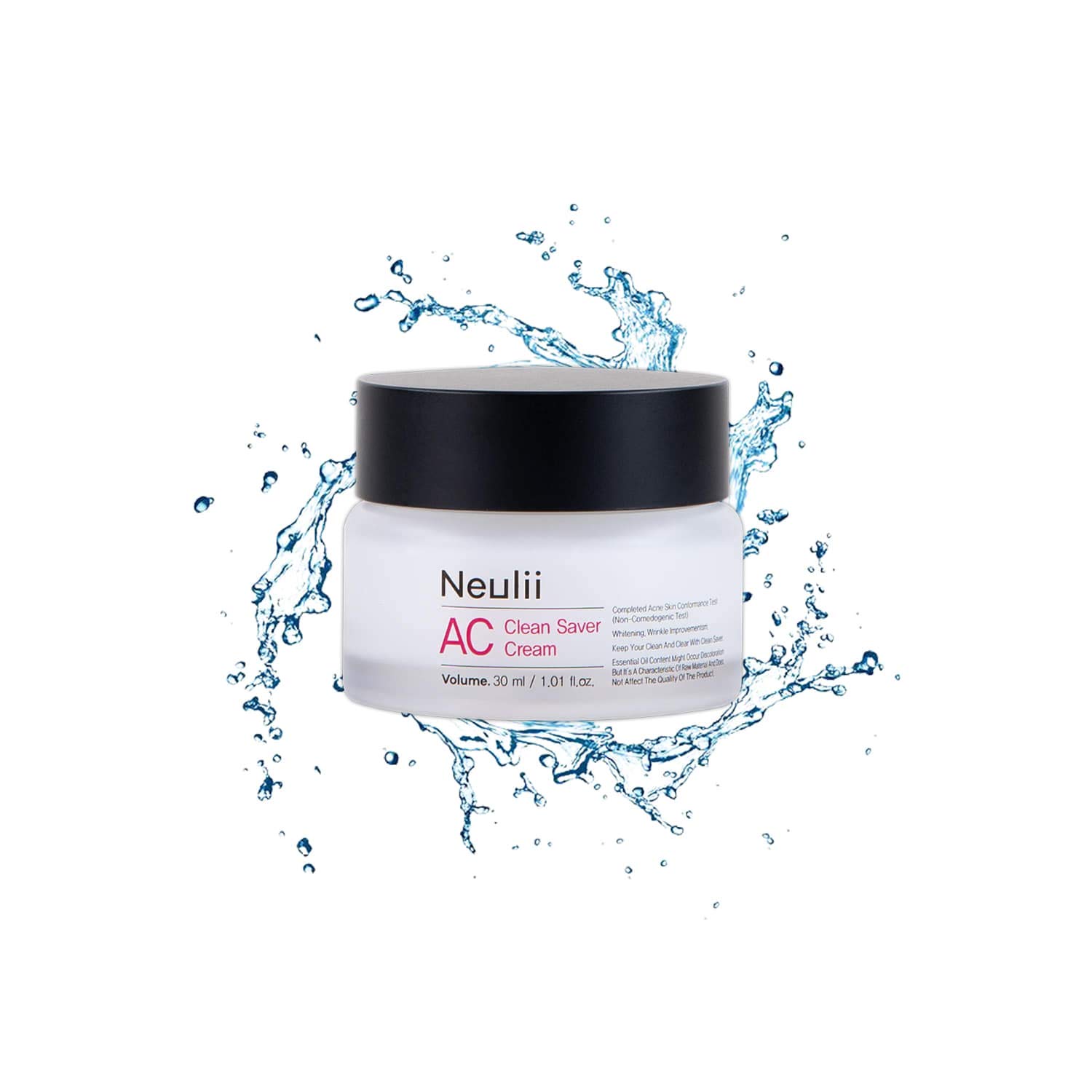 Neulii AC Clean Saver Cream 1.52 fl oz.(45ml) - Natural Acne Cream Spot Treatment | Acne Face Cream for Acne Prone Skin | Pore Minimizer Cream | Tea Tree Oil Cream for Acne | Anti Acne Cream for Women