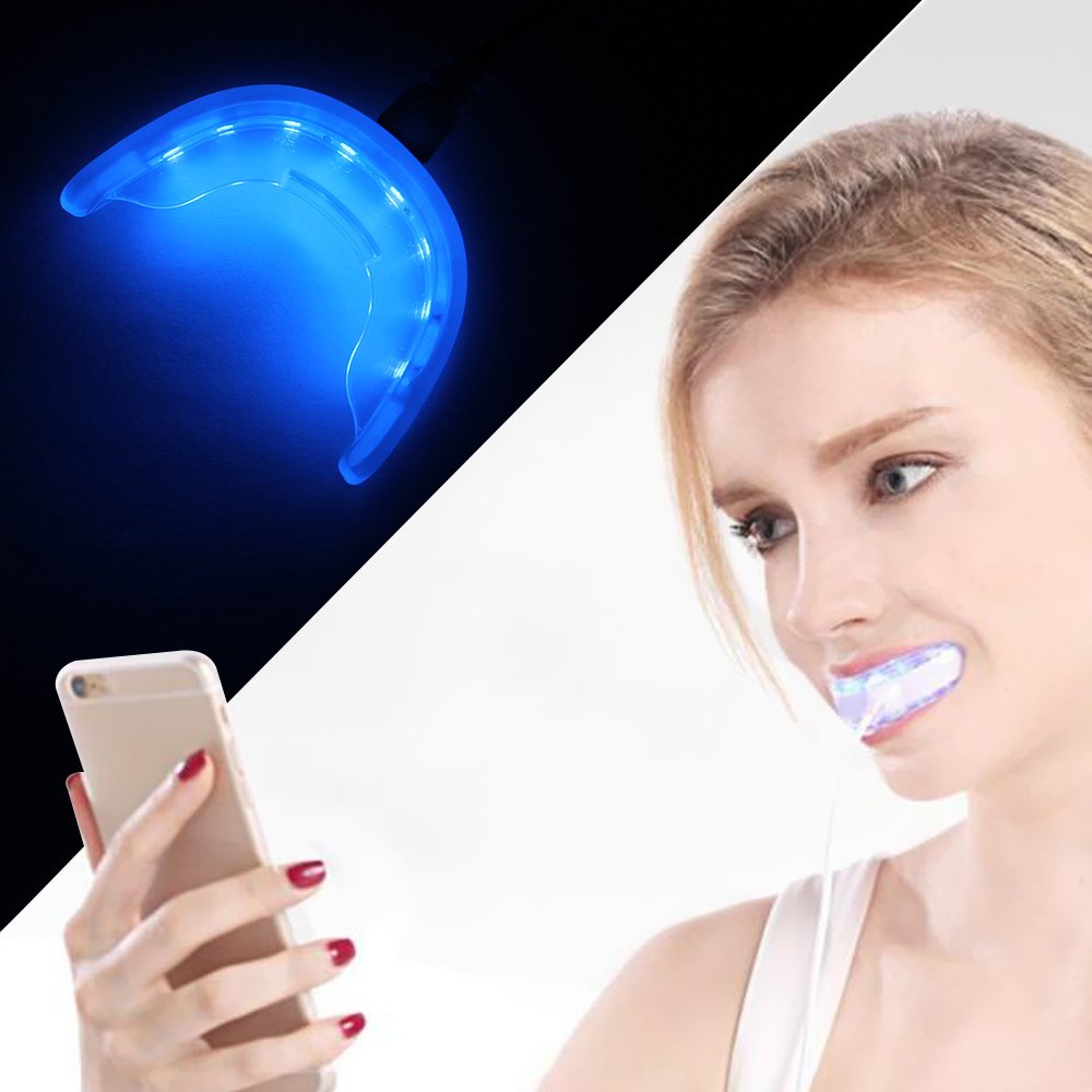 Grinigh At Home Professional Teeth Whitening Kit with 5 x Natural Activated Charcoal Tooth Whitener Gel Pen - FDA Approved - Easy to USe - Fast Results - More Than 50 Treatments