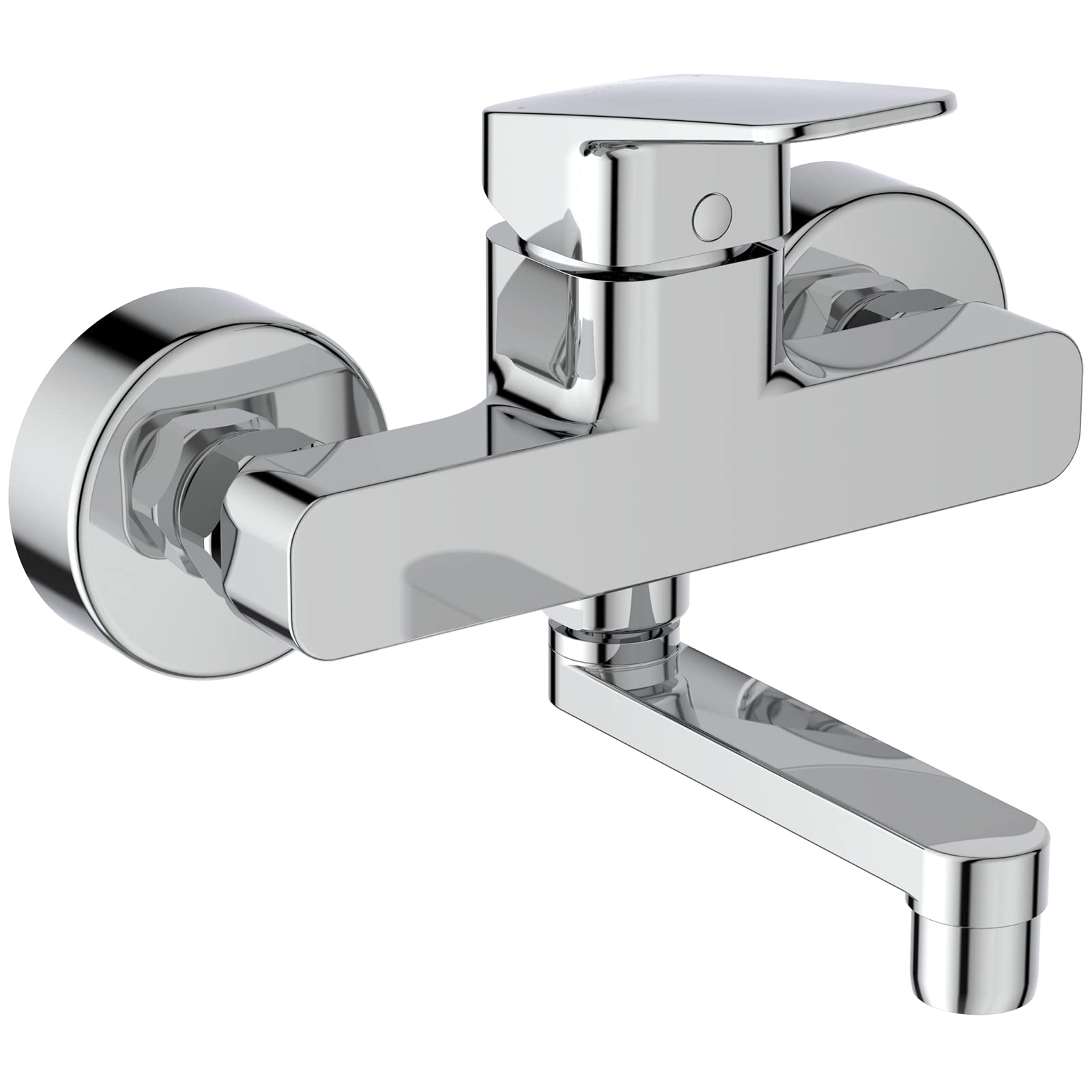 Ideal Standard BD241AA Ceraplan Wall-Mounted washbasin Mixer tap, Chrome, Aufputz