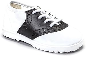 Pitter Patter Childrens Saddle Shoe 4 Colors Available (Infant/Toddler) Adorable Black Navy Brown Pink Patent