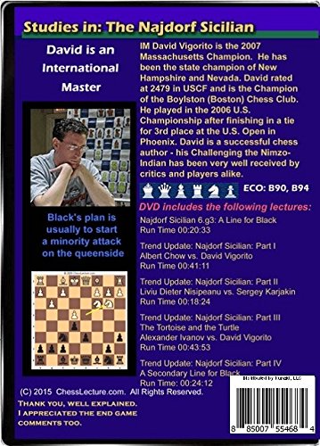 Chess Lecture Studies in: The Najdorf Sicilian - 2 DVDs Volume 130