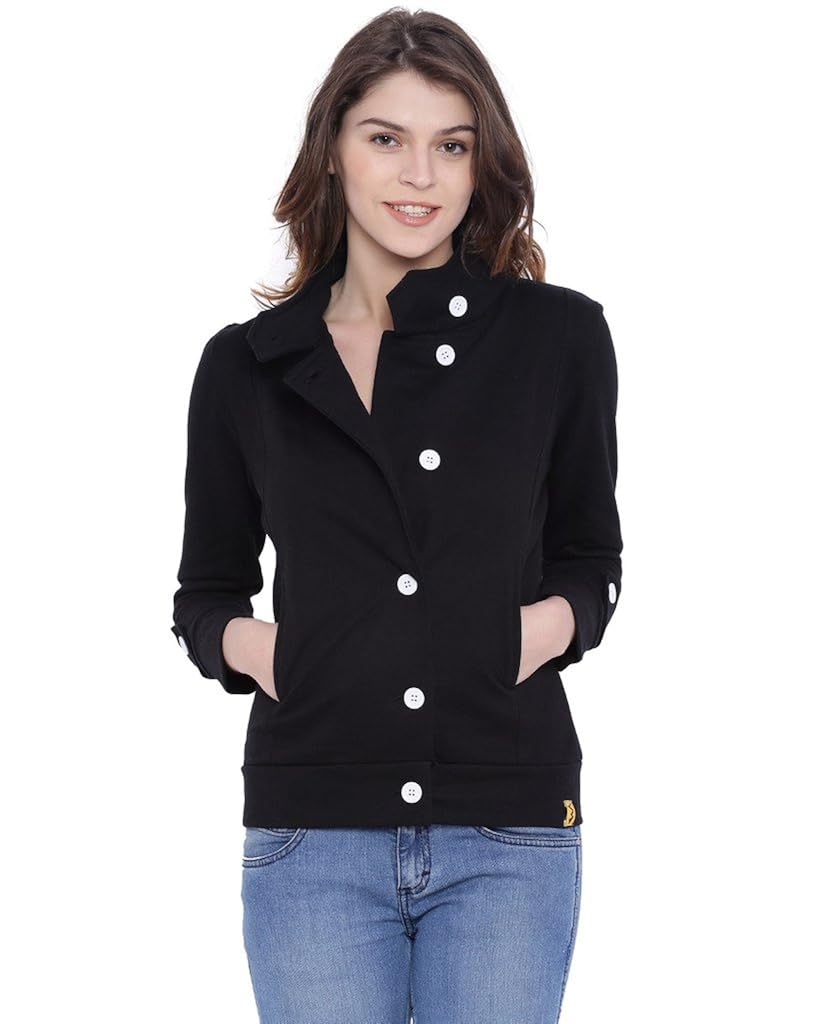 campus sutra women's cotton jacket