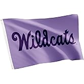 Desert Cactus Kansas State University KSU Flag - 3 x 5 Feet Wildcats Banner, Indoor/Outdoor Durable Fabric, 100% Polyester Design (Style B)