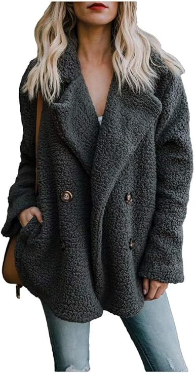 manteau teddy femme