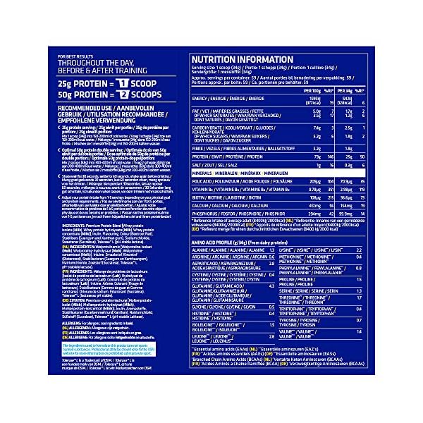 USN-Premium-Whey-Protein-Powder-Blue-Lab-Whey-Chocolate-908-kg-100-Premium-Post-Workout-Protein-Shakes-With-BCAAs-and-Tolerase USN Blue Lab Whey Protein Powder: Chocolate - Whey Protein 908g - Post-Workout - Whey Isolate - Muscle Building Powder…