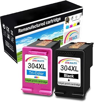 Inkmake 304 Remanufactured Ink Cartridge Replacement For Hp 304xl Ink Cartridges Compatible With Hp Deskjet 2630 2632 3720 3730 3732 3752 3755 3758 Envy 5010 5030 5032 Printers Black Colour Amazon De Burobedarf Schreibwaren