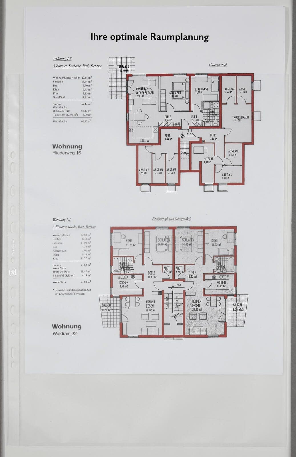 Elba Document Wallets Embossed, 0.09 mm A3, PP Oben Offen, ungefalzt