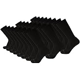 AND1 Men's Socks - Athletic Cushion Crew Socks (24 Pack)