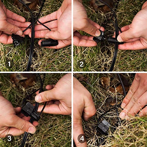 Malibu Low Voltage Cable Connectors for Landscape Lighting 2 Packs Fast